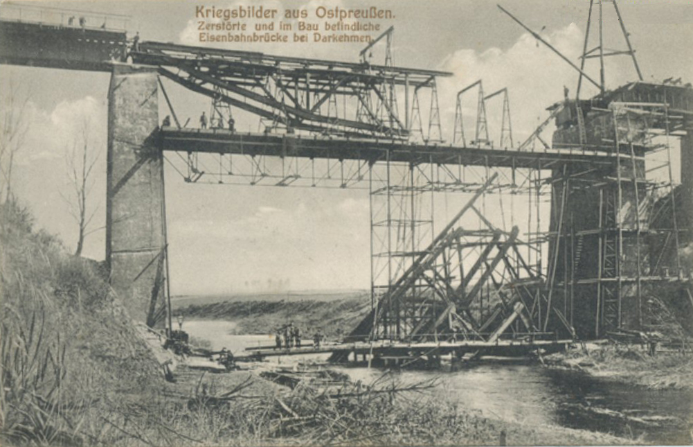 Darkehmer Brücke Wiederaufbau